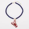 Playful Red Lobster Design Necklace Use Friendly Alloy Enamel Jewelry Lightweight Accessory For Holidays Or Everyday Use
