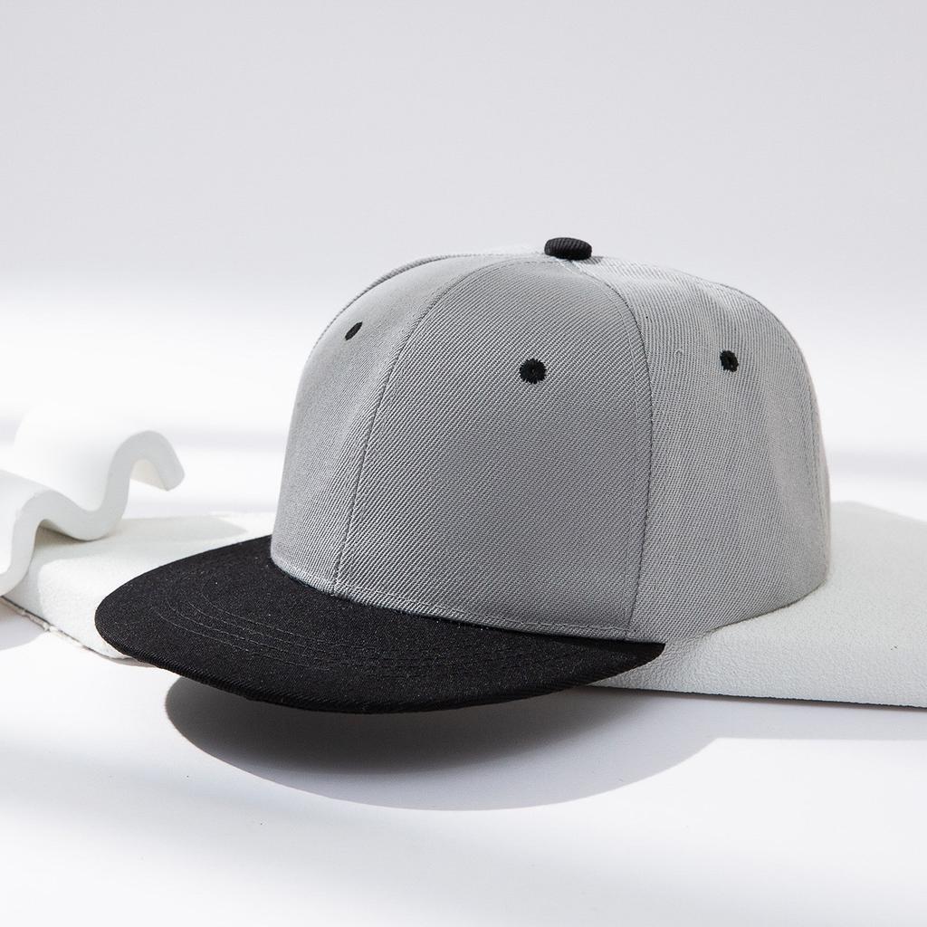 Color-blocked Flat-brimmed Hip-hop Hat, Fashionable and Versatile Baseball Cap, Daily Casual, Street Dance