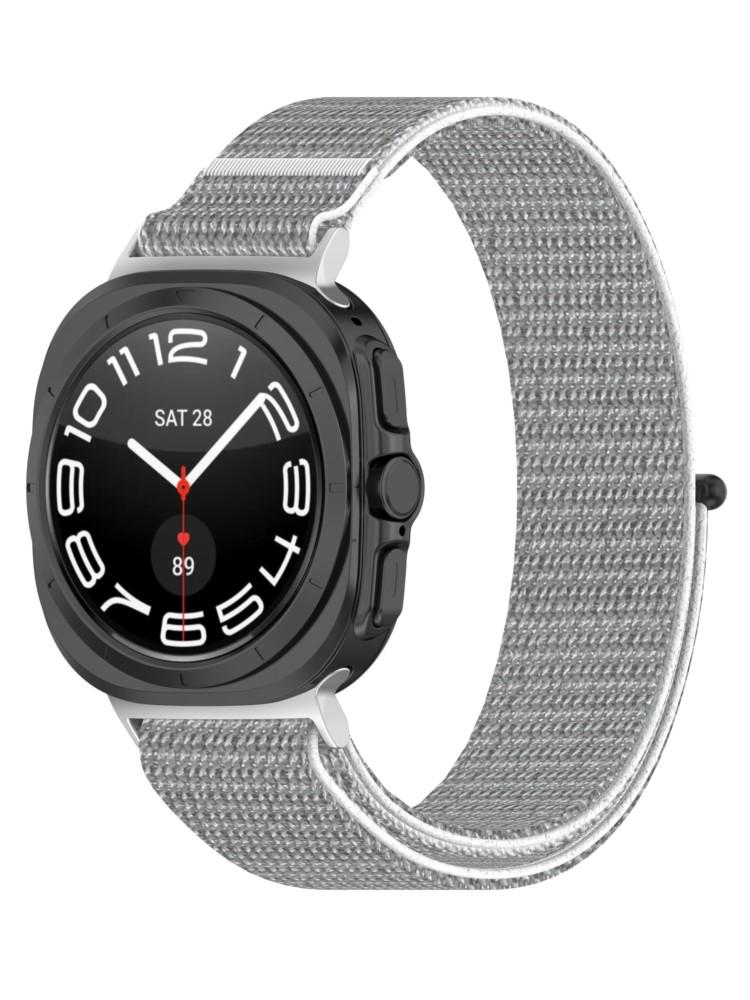 Nylon Loop For Samsung Galaxy Watch 7 Ultra Strap 47mm Accessories Sport Breathable Correa Bracelet for Galaxy Watch Ultra 47 Mm