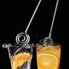 Stainless Steel Honey Spoon Honey Sticks Tea Spoon Metal Mixing Spoon Egg Beater Kitchen Serving Spoon For Honey Jar
