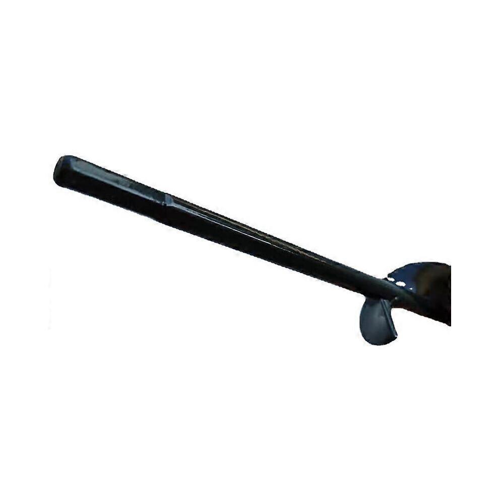Punta a coclea nera 50mm x 450mm per fioriere da giardino.