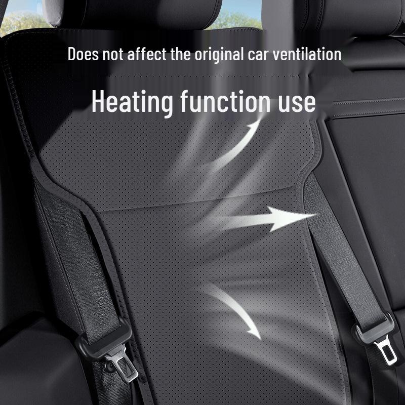 Compatible Xiaopeng M03/P7+ Car Seat Cushion: Breathable, Ventilated Leather Cover in Original Car Color