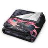 Mirai Nikki Gasai Yuno Flannel Blanket Winter  Soft Durable Throw Blanket for Child Home Decor Funny Bedspread Sofa Bed Cover