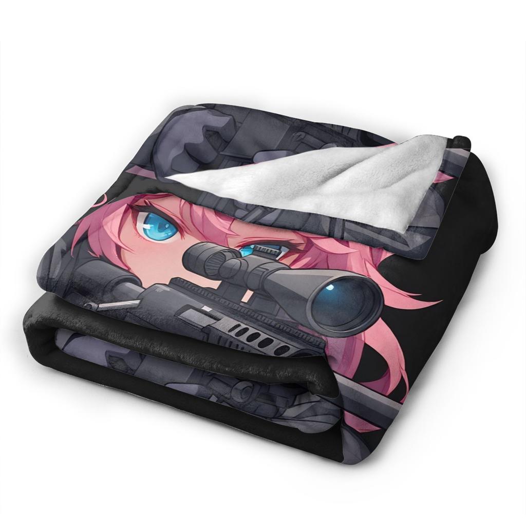 Mirai Nikki Gasai Yuno Flannel Blanket Winter  Soft Durable Throw Blanket for Child Home Decor Funny Bedspread Sofa Bed Cover