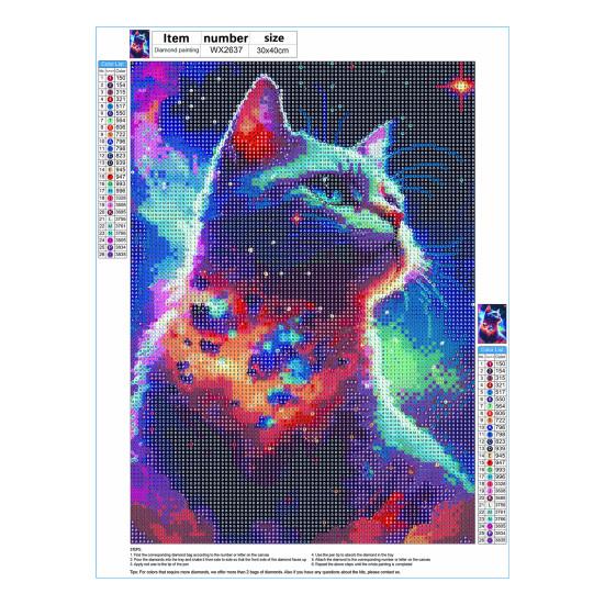 1 Set DIY Rhinestone Painting Kit Exquisite Bright Color Cartoon Pattern Picture Craft Home Decoration