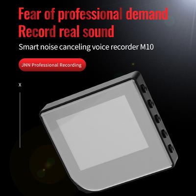 M10 Recording Pen MP3 Multi Language with Lyrics Touch Button AI Intelligent HD Voice Controlled Recording Pen