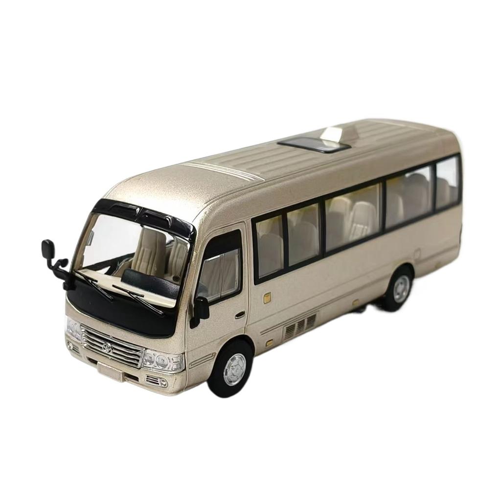 1/64 Toyota Coaster BUS Alloy Car Diecasts & Toy Vehicles Car Model Miniature Scale Model Car for Children
