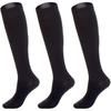NANOOER Durable Reinforced Socks 3 Pairs High Compression Sports Stockings Cycling Running Elastic Men Women