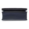 Tory Burch Fleming Quilted Leather Plaid Flap Shoulder Crossbody Bag Medium Women Bags Dark-Blue 73125-403