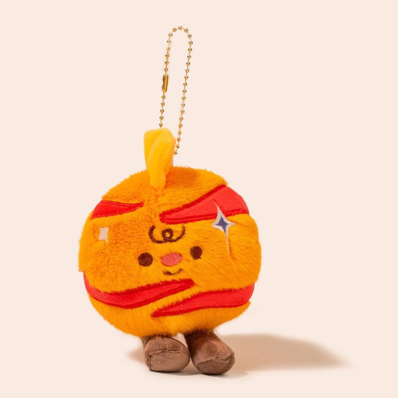 Cute sports ball keychain bag pendant grab machine doll plush doll doll bag pendant gift