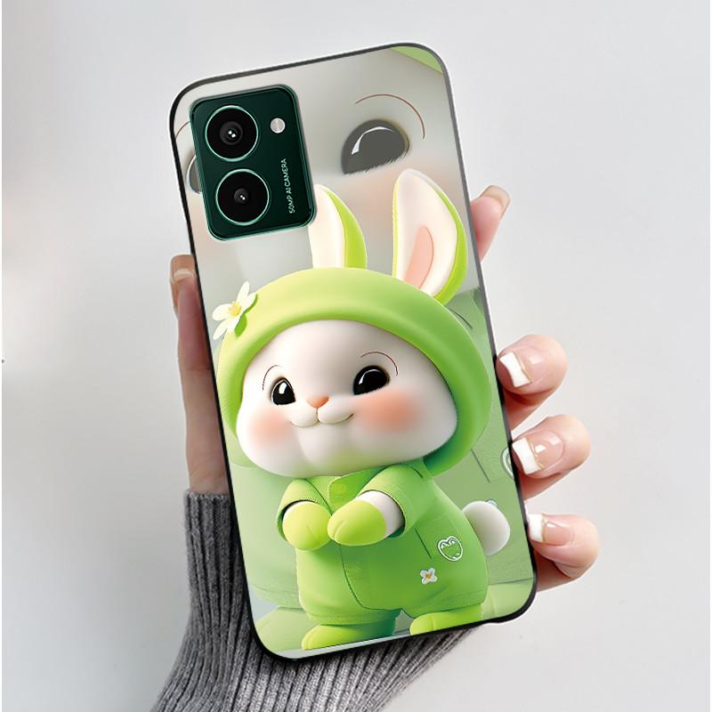 Weiche TPU Hülle für Nokia HMD Pulse Pro Pulse+ Plus Luxuriös Niedlich Liebe Hase Lustig Schwarzes Silikon Schutzhülle Rückseite Handyhülle