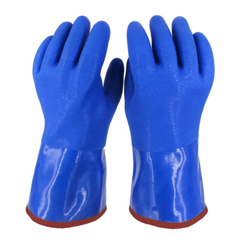 Men Work Thermal Gloves -20 Degree Winter Protection Waterproof Non-slip Oilproof Wear-resistant Cold Storage Fishermen