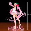 Sakura Hatsune Miku Cherry Blossom Ver. Anime Figure – Pink Miku Statue, PVC Collectible Model with Sakura Base