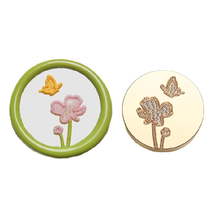 Emboss Wax Seal Stamp Head Removable Sealing Brass Stamp Head for Gift Envelope Invitations Greeting Card Decorations