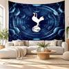 Tottenham Hotspur sieninė gobelenas, minkšto audinio sieninė dekoracija, dekoratyvinis fonas miegamojo namų sienų menui