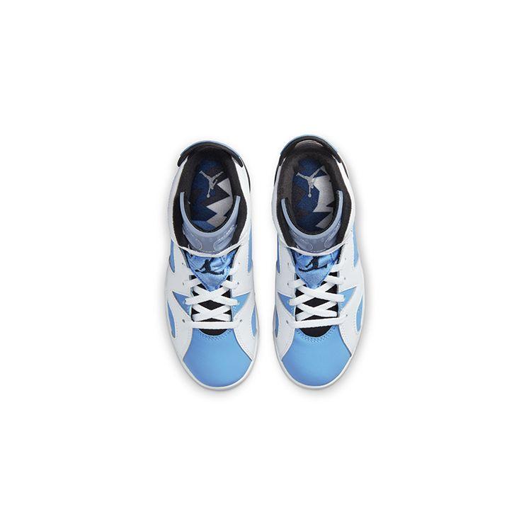 Air Jordan 6 Retro PS UNC Home Kids Sneakers Blue University-Blue White DV3605-410
