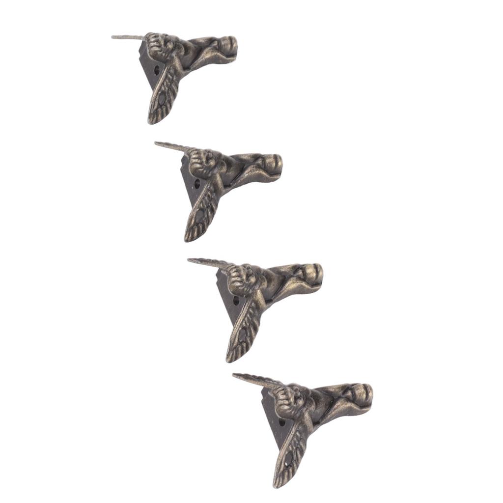 20 STÜCKE Metallboxfüße Zinklegierung Feine Details Schmuckkästchen Beschläge Füße für Holzkiste Schmuckkästchen