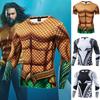 3d Printed Men's Gym Tights Sport Compression T-shirt With O-neck**