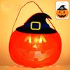 Cloth Pumpkin Lantern Reusable Halloween Ornament Halloween Light  Halloween Party Decorations