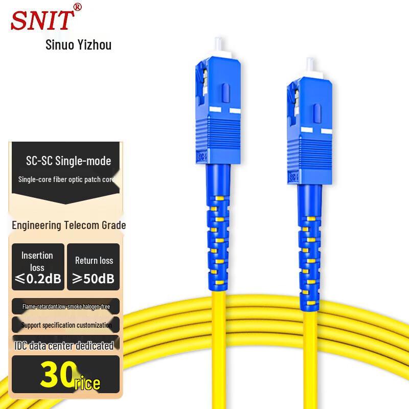 SNIT Telecom-Grade Glasvezel Patchkabel