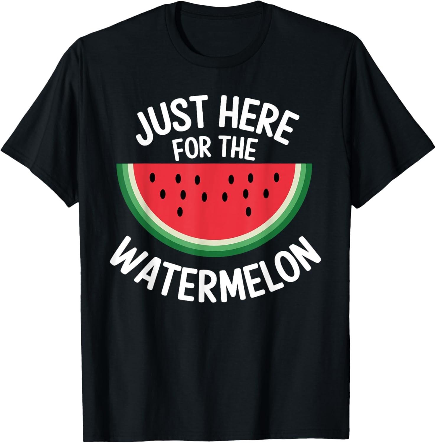 Funny Watermelon Art For Men Women Watermelon Fruit Lover T-Shirt Mens Womens Tees Top unisex TShirt 2XL