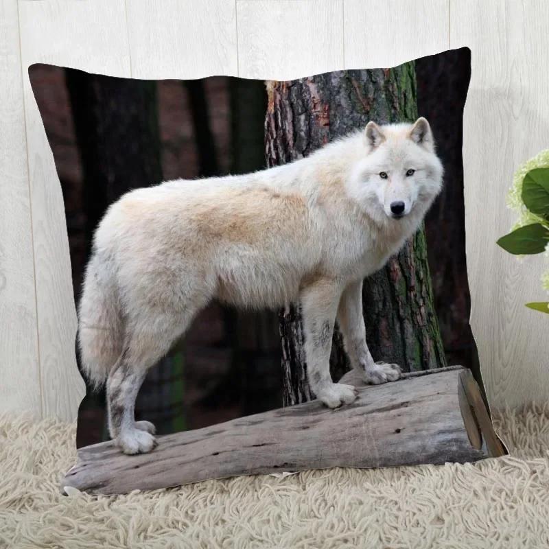 Pillowcase Wolf Pattern Wedding Animal