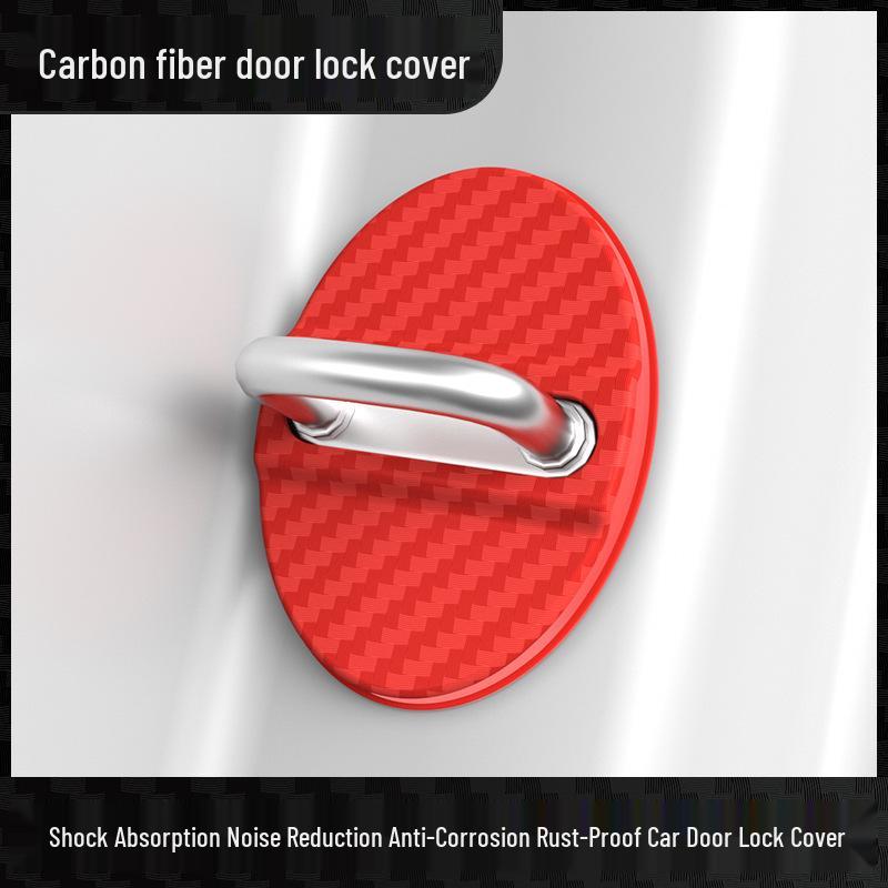 Car Door Lock Silicone Noise Reduction Pad and Shock Absorption Cover