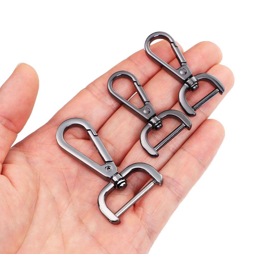 Sap Metal Ayırıcı Halka Kendin Yap Anahtarlık Tasması Karabina Klips Çanta Kayış Tokaları Istakoz Toka Çıkarılabilir Klips Vida Toka