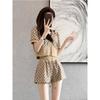 Sports Suit for Women, Summer Style, Loose Short-sleeved Shorts, Fashionable Age-reducing Casual Two-piece Set