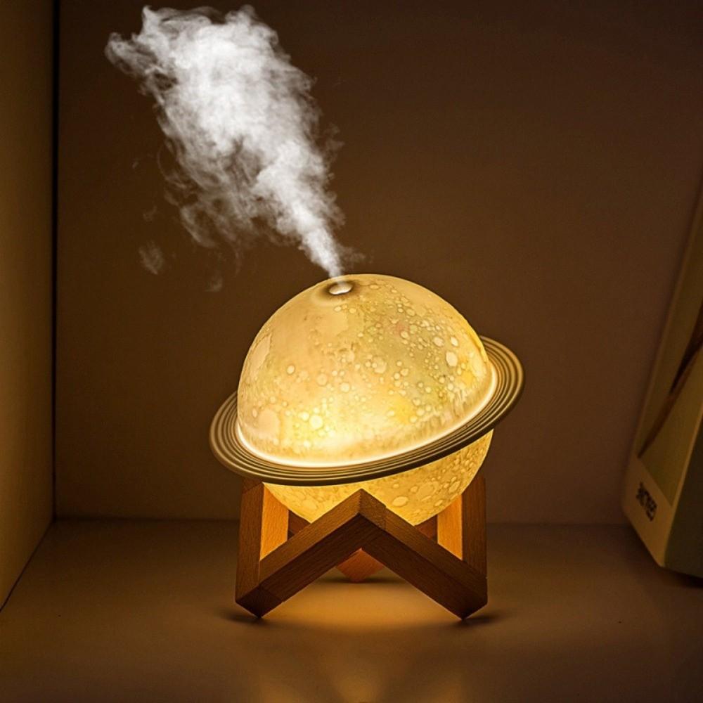 Large Fog Volume Night Light Humidifier USB Powered Moon Light Air Purifier  Desktop Use