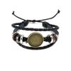 Cross-Border Punk Retro Leather Bracelet - DIY Noosa Buckle Hand Rope Jewelry Accessory (Semi-finished)