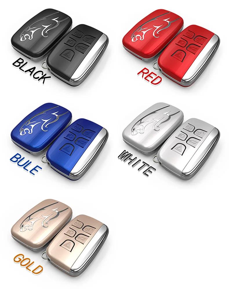 Interior Mouldings Key Shell Case for Jaguar 5 Buttons Smart Remote Car  Key Auto Durable Car-Styling Car Key Covers