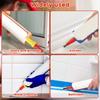 28/32Pcs Caulking Finisher Kit Caulking Nozzle Tips Tool Kit with Connector and Grout Scraper for Bathroom Kitchen Doors