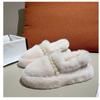 Women's Lightweight Comfortable Thick Sole Cold Warm Padded Snow Boots Non-slip Wear-resistant Outdoor Sports Hairy Lefebvre Cotton Shoes
