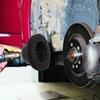 15cm Wheel Hub Brush Cleaning Rotor Wheel Hub Grinder Rust Grinding / Cleaning Rotor / Rim Surface for Cordless/ Air Drill