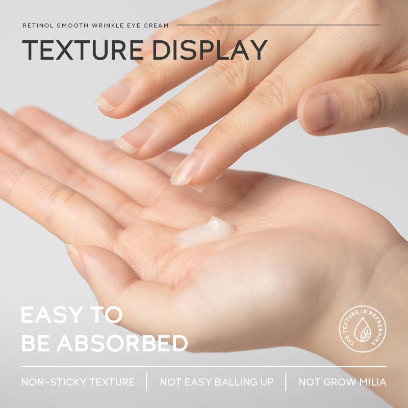 Take care of the skin around the eyes hydrating and moisturising skincare manufacturer QUIYUM Retinol Eye Cream