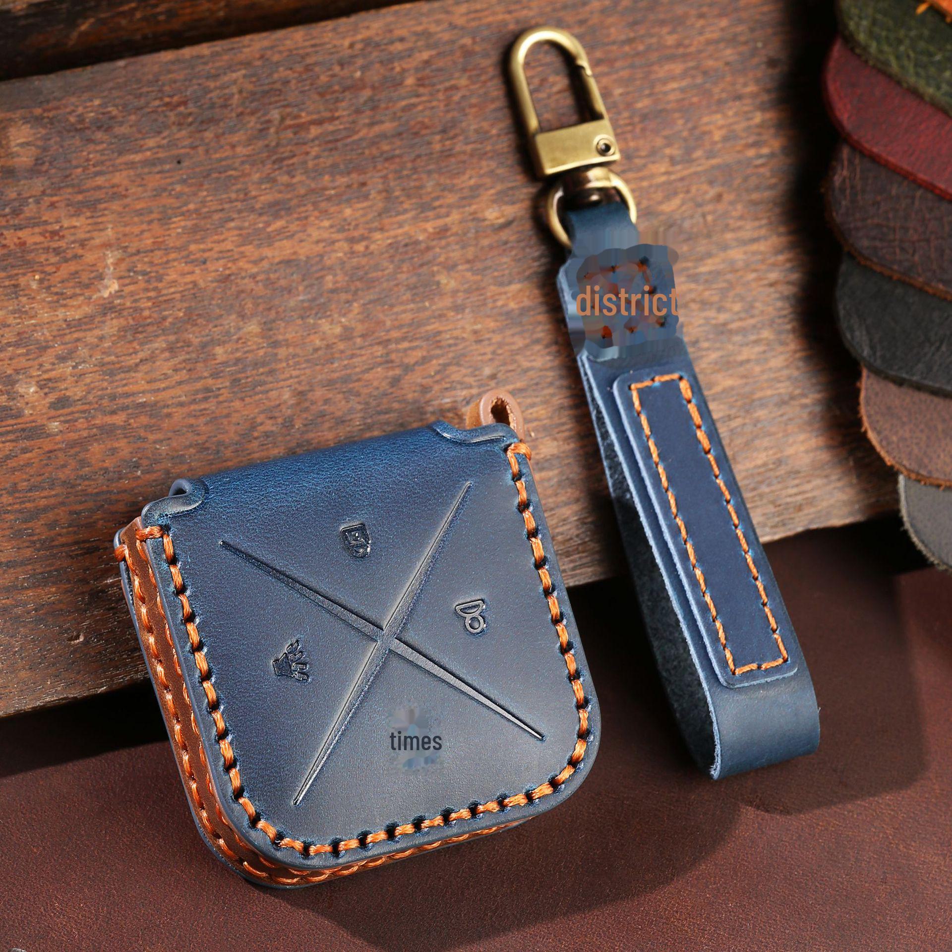 

Кожаный чехол для ключа автомобиля Buick E5/E4 - Новая защита ключа Energy синий