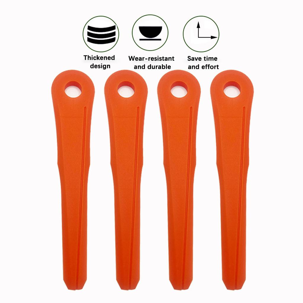 20Pcs Plastic Replacement Blades Colorful Plastic Lawn Mower Blades For  Polycut 6-2, 28-2, 48-2, 6-3, 7-3, 27-3, 47-3, Replaces