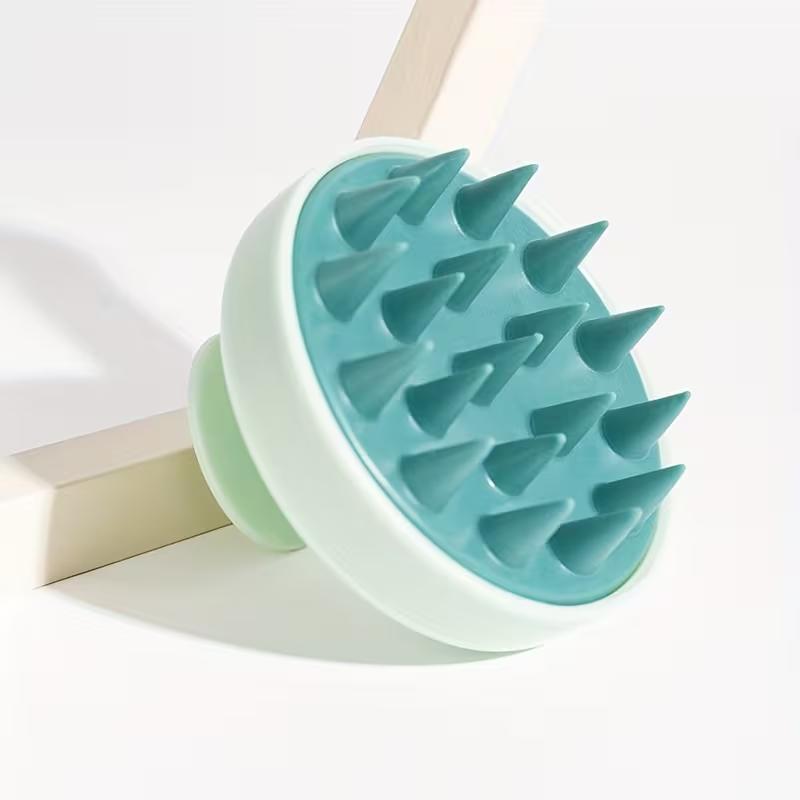 Spazzola per shampoo in silicone, pettine per massaggio del cuoio capelluto, pulisci a fondo il cuoio capelluto, spazzola per massaggio del corpo, spazzola da bagno, strumento per parrucchieri