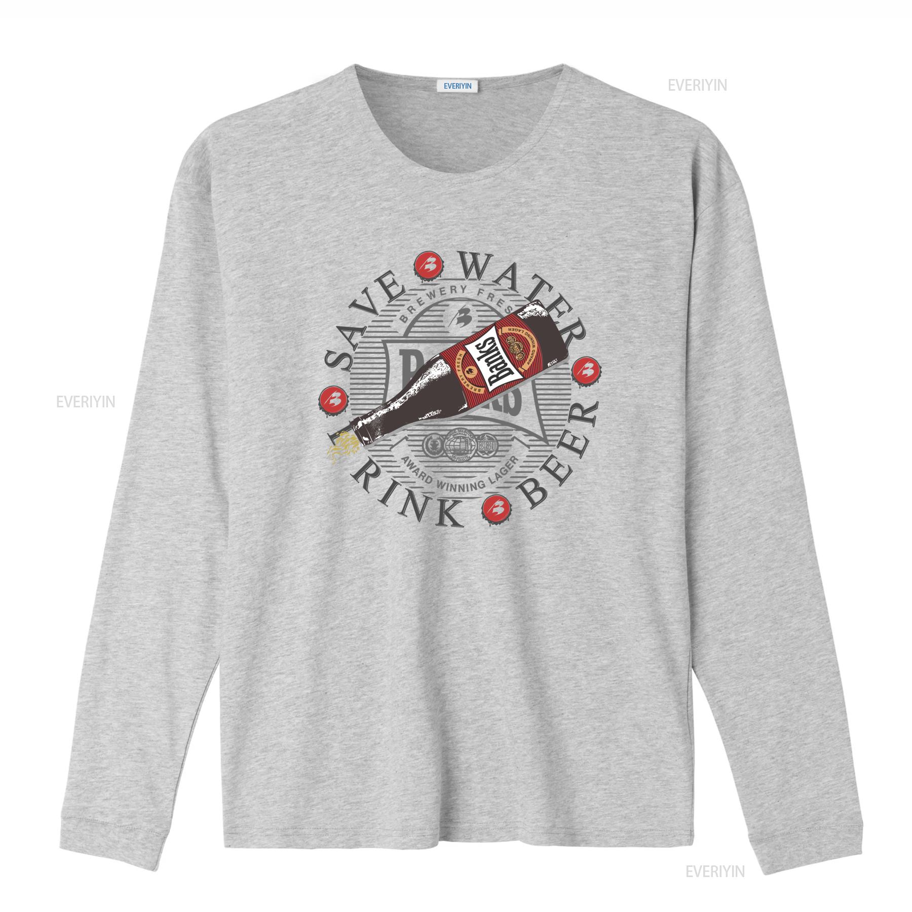 

Vintage 90s Banks Beer T Shirt Save Water Drink Design Size L vintage Washed Soft Unisex Stretched Top For Everyday Wear 4XL