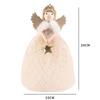 Carina Decorazione Angelo Ragazza Albero di Natale Xmas Ornamenti Stella Puntale Albero di Natale Regali Bambola Ragazzina Angelo Nuovo