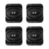 Pack of 4 Tie Down Anchor Quality Material Truck Bed Hooks Formula Auto Parts Replacement for Silverado and Sierra D Rings
