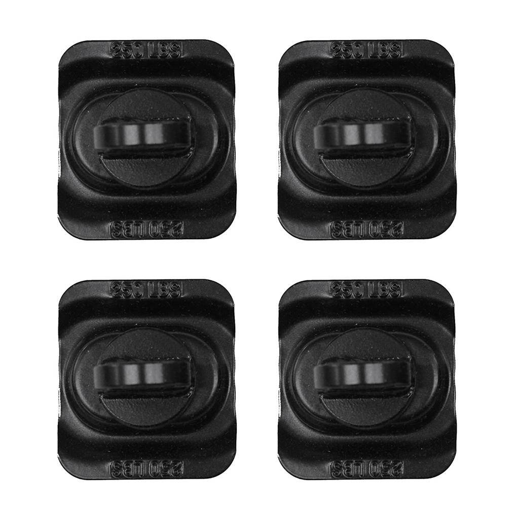 Pack of 4 Tie Down Anchor Quality Material Truck Bed Hooks Formula Auto Parts Replacement for Silverado and Sierra D Rings