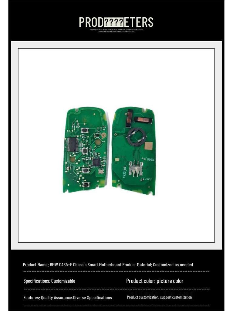 BMW F Chassis CAS4 Smart Card Key, 4-Button, 315/433MHz, 49 Chip