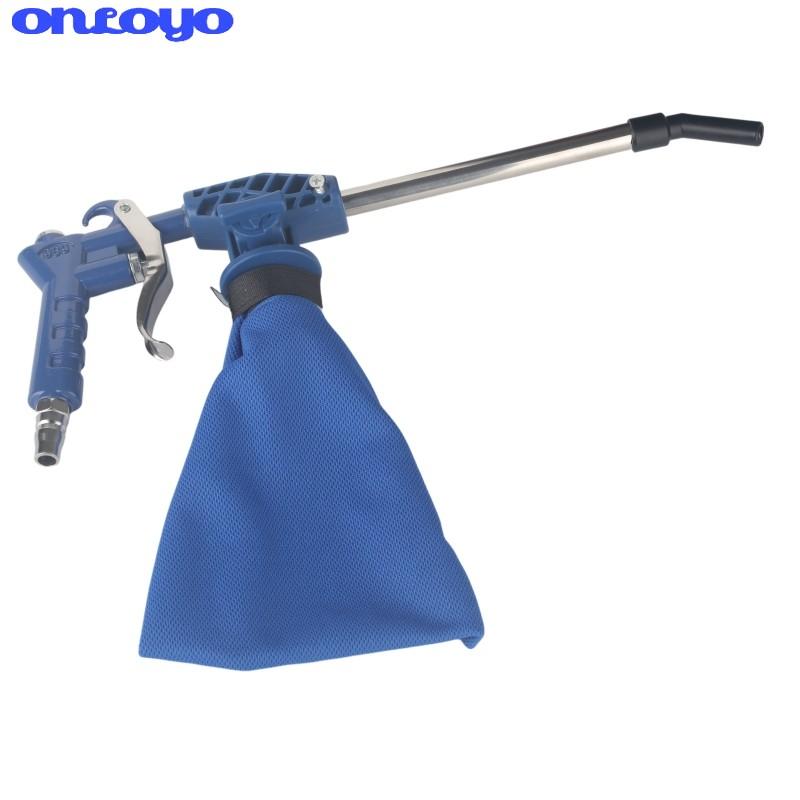 Air Vacuum Blow Gun - Dual-use Vacuum and Blowing Tool for Industrial Dust Removal, Clean Sewing Machine Parts light green