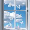 Laser Colorful Butterfly Glass Doors and Windows Balcony Home Background Beautification and Decoration Window Stickers