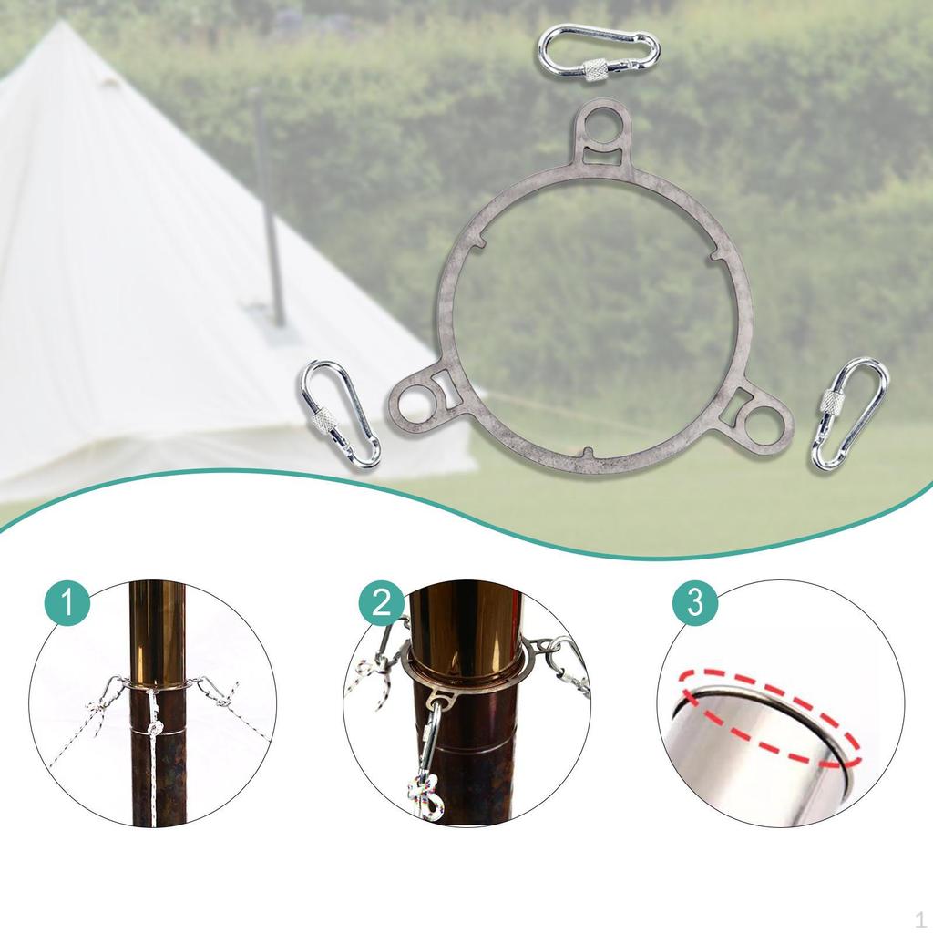 Chimney Pipe Bracket Holder Fixing Household,Hanging,Accessory,Clip Fireplace for