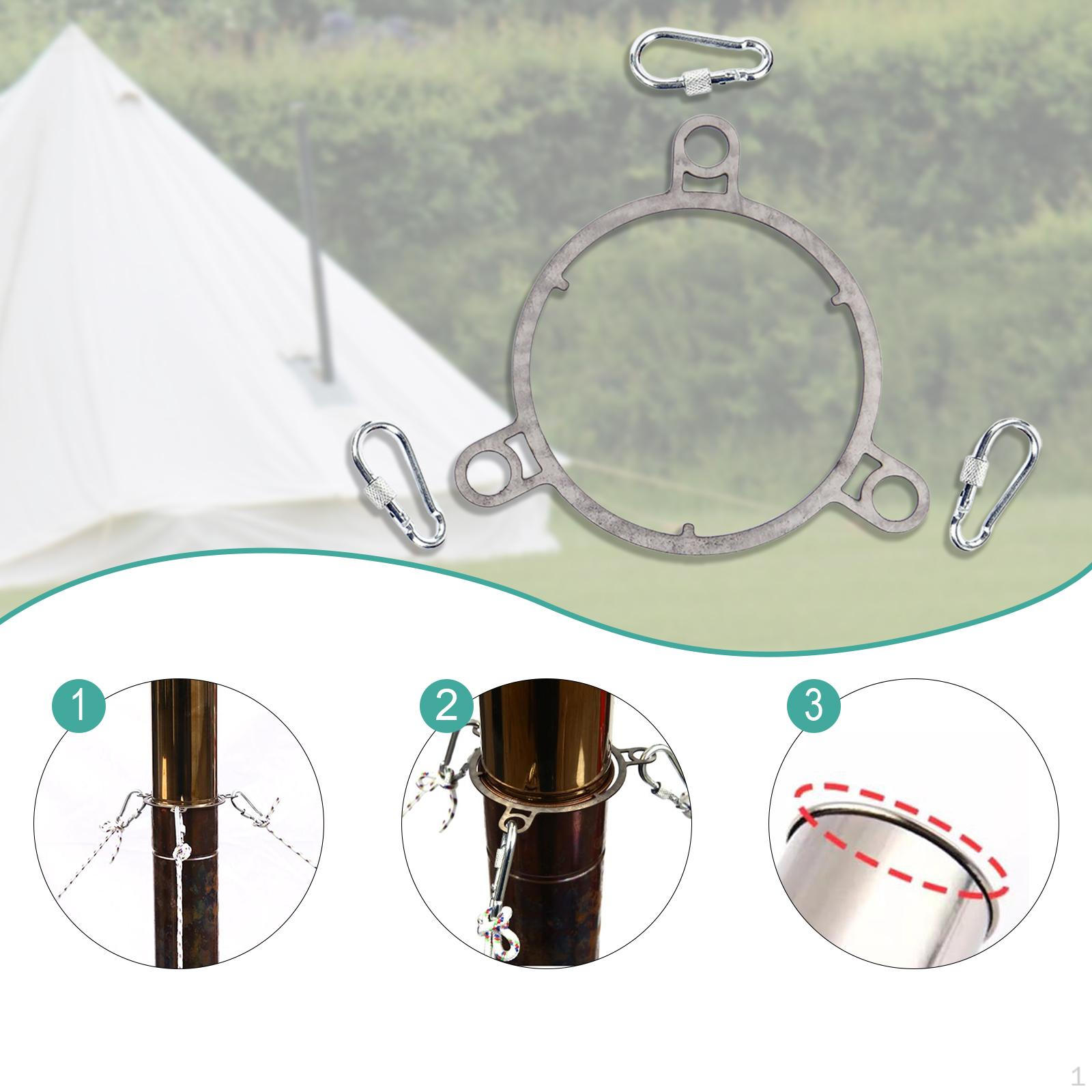 

Chimney Pipe Bracket Holder Fixing Household,Hanging,Accessory,Clip Fireplace for 75mm