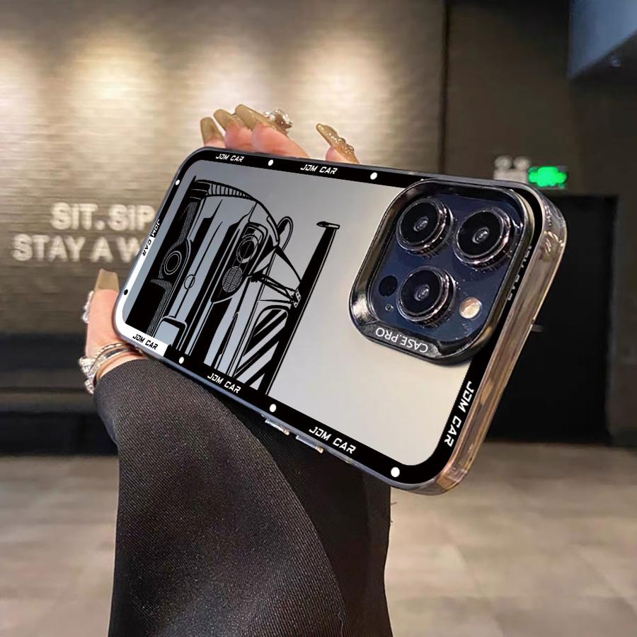 Cool Car Phone Case for Samsung Galaxy S25 S24 Ultra S22 Plus S21 FE S20 S23 Ultra S20 FE Luxury Soft Cover