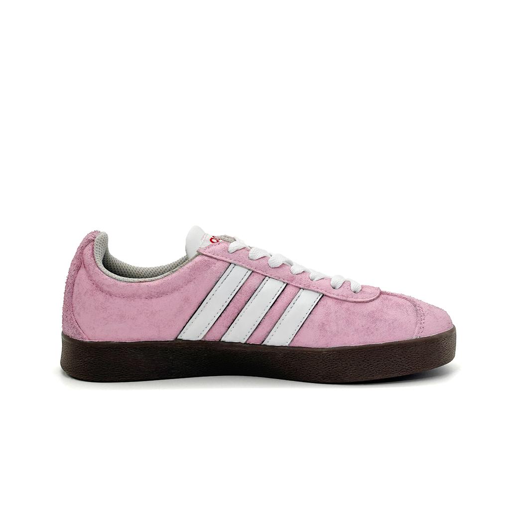 Adidas VL COURT 2.0 Lifestyle Strawberry Milk Cushioning Abrasion Resistant Lightweight Breathable Low top HQ1802(Team1514-)